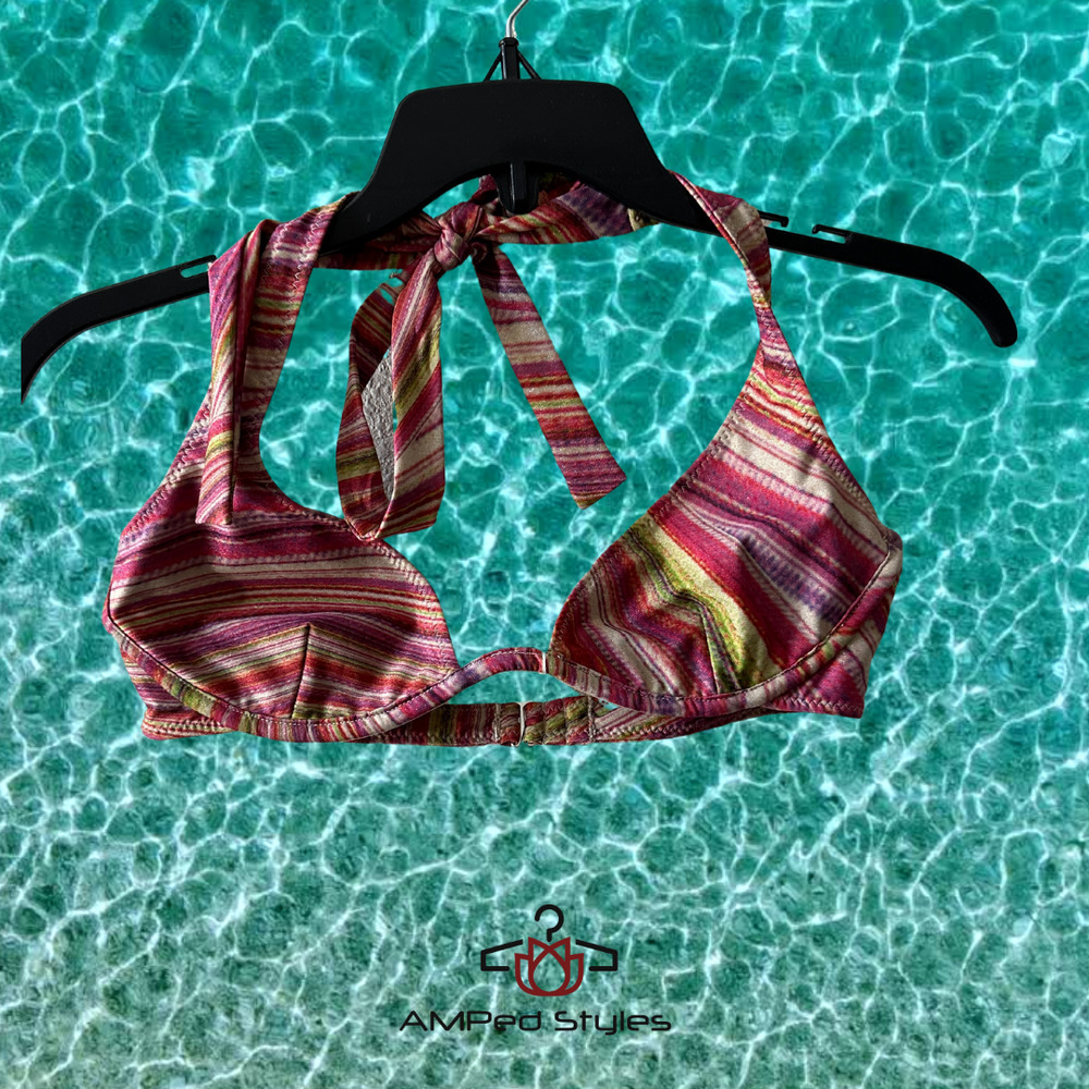 Frankies Bikinis Stardust Printed Underwire Bikini Top - Picture 13 of 13